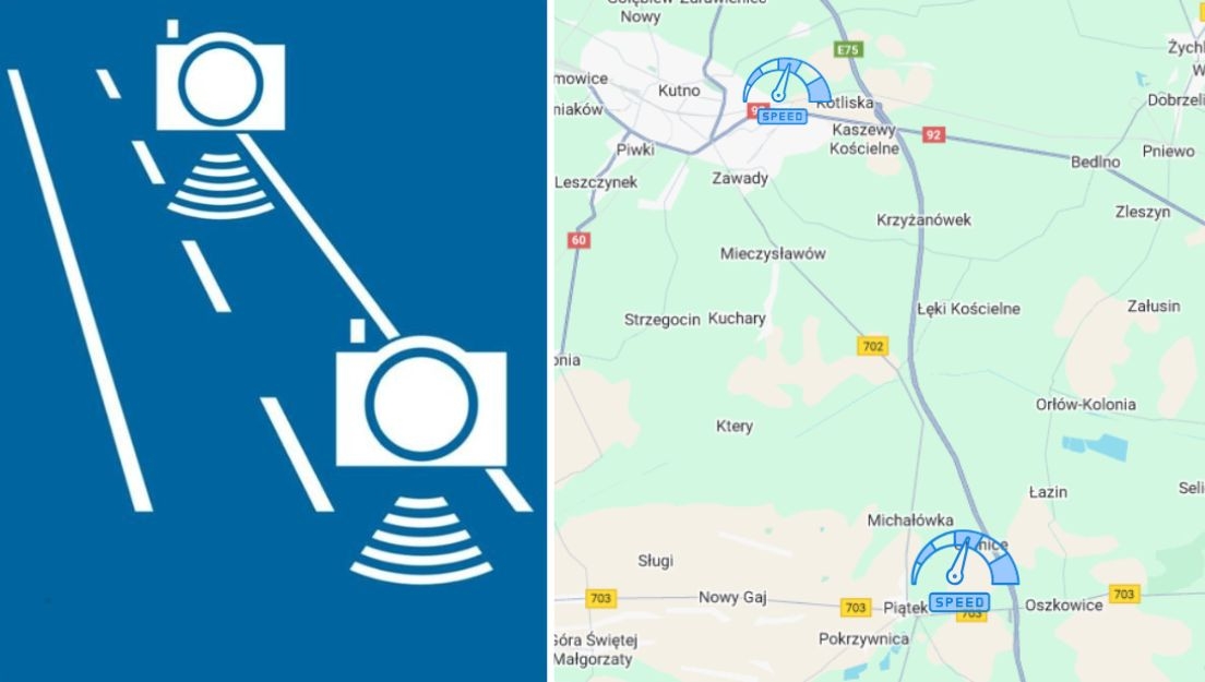 Nowe odcinkowe pomiary prędkości w Łódzkiem. Znamy lokalizacje 1 Nowe odcinkowe pomiary prędkości w Łódzkiem