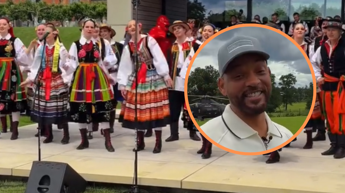 Will Smith w Łódzkiem. Laureat Oscara zachwycony polskim folklorem [WIDEO]