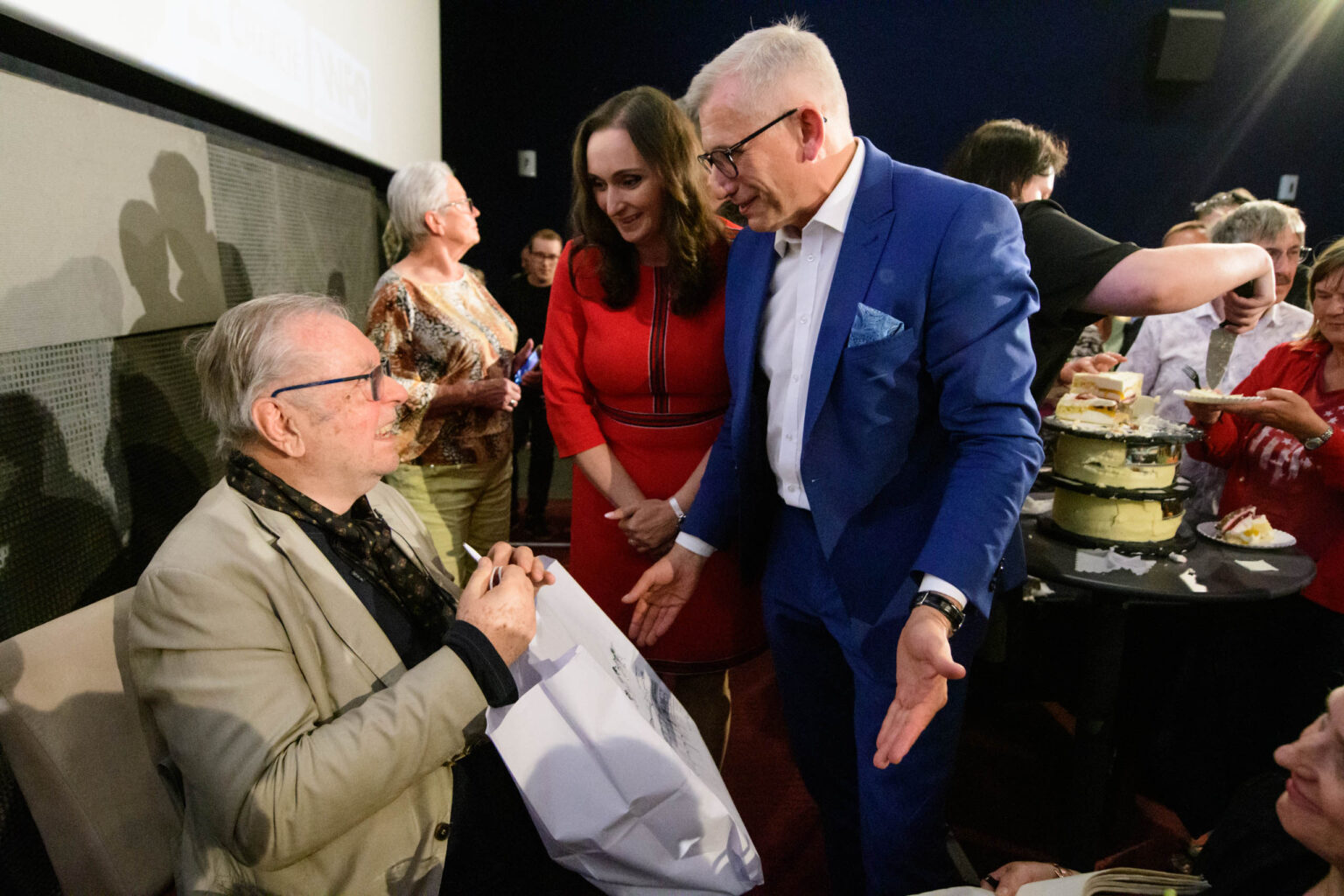 Spotkanie z Krzysztofem Zanussim w Kinie Charlie Fot Sebastian Szwajkowski 19
