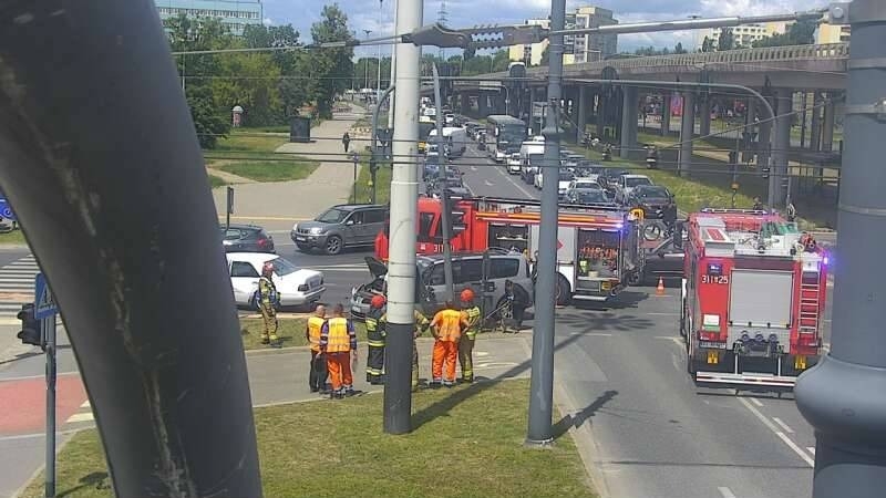 Wypadek przy dworcu Łódź Kaliska. Utrudnienia w stronę Retkini 1 Wypadek przy dworcu Łódź Kaliska
