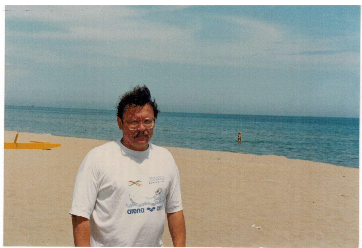 Dariusz Postolski nad morzem