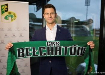 GKS Bełchatów. Trener Radosław Pęciak