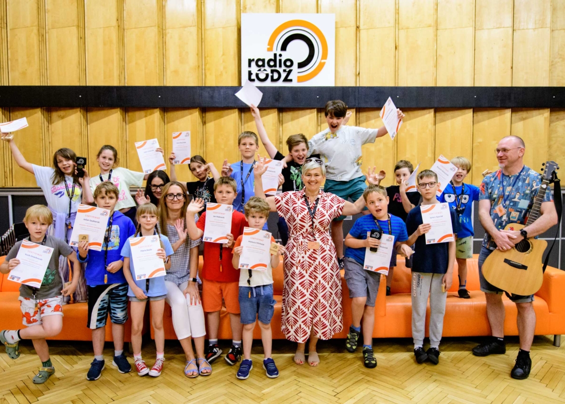 Akademia Młodego Radiowca w Radiu Łódź, fot. S. Szwajkowski