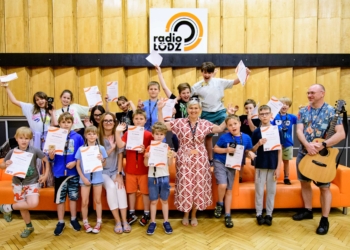 Akademia Młodego Radiowca w Radiu Łódź, fot. S. Szwajkowski