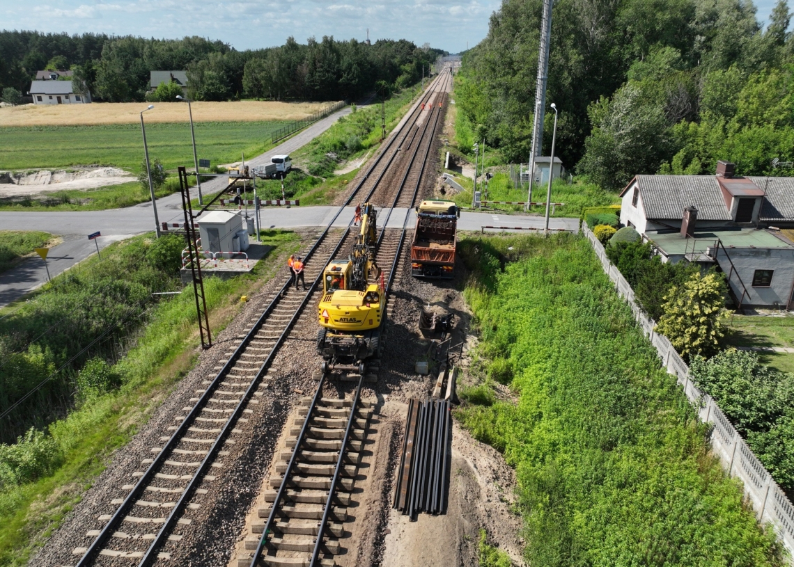 Ostatni etap przebudowy linii Skierniewice-Łowicz. Inwestycja za 82 mln zł dobiega końca