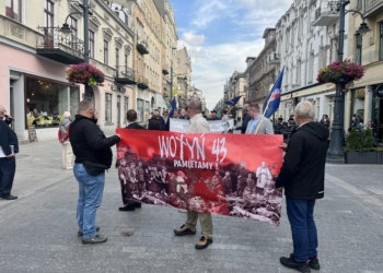 Marsz Pamięci Ofiar Wołynia w Łodzi