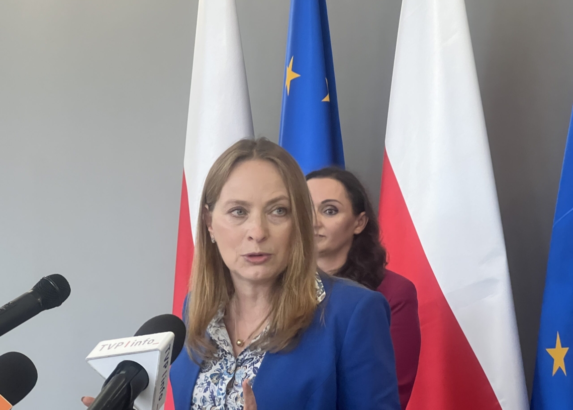Ministra funduszy i polityki regionalnej w Łodzi. Mówiła o środkach z KPO dla Łódzkiego