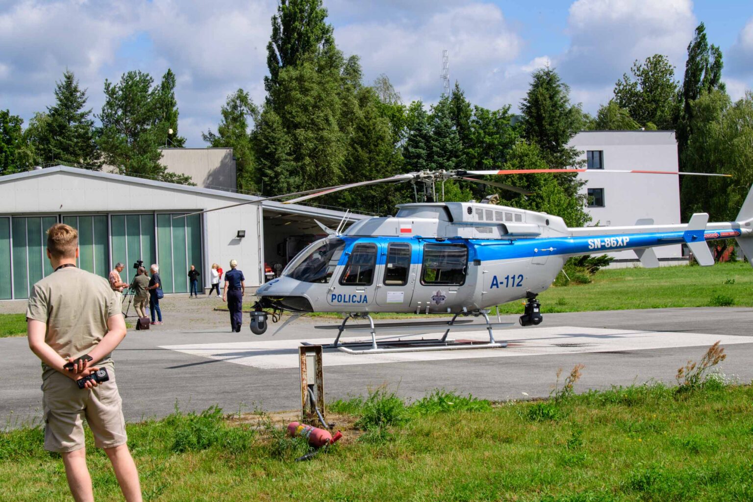 Nowy helikopter łódzkiej policji Fot Sebastian Szwajkowski_20 Nowy helikopter lodzkiej policji Fot Sebastian Szwajkowski 20