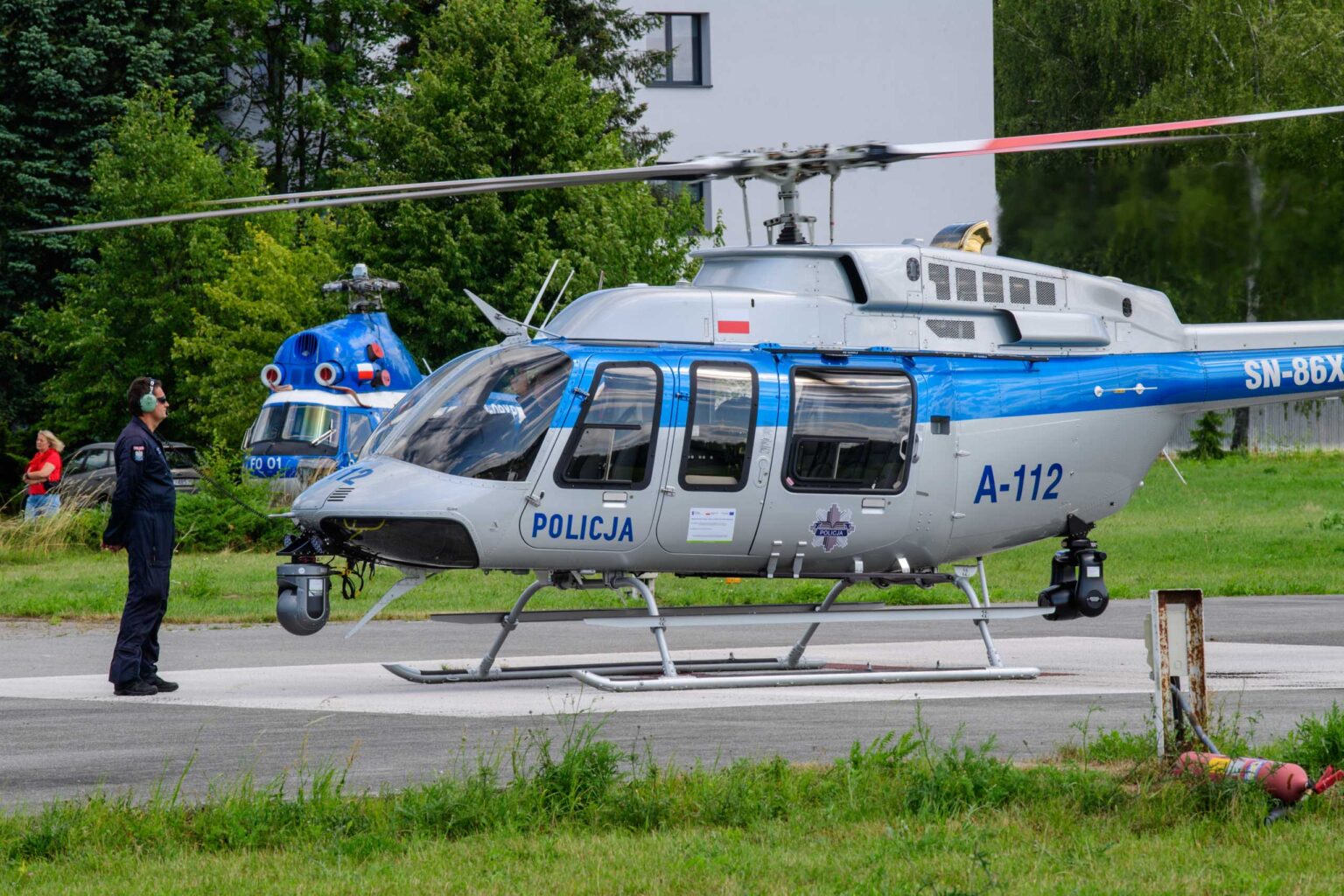 Nowy helikopter łódzkiej policji Fot Sebastian Szwajkowski_21 Nowy helikopter lodzkiej policji Fot Sebastian Szwajkowski 21