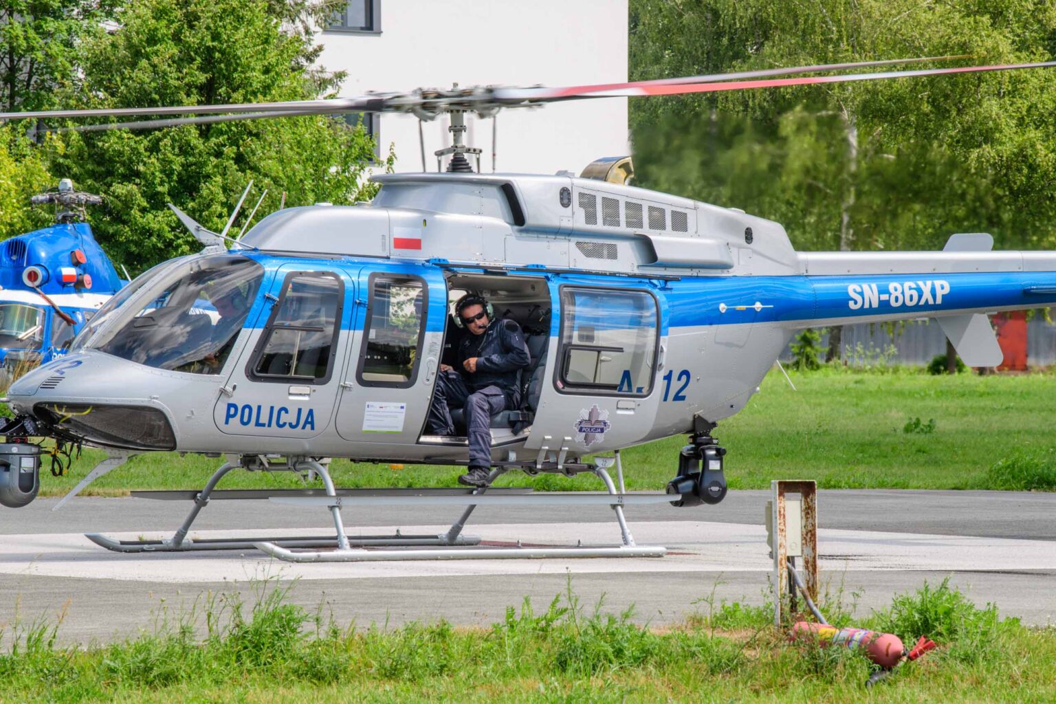 Nowy helikopter łódzkiej policji Fot Sebastian Szwajkowski_22 Nowy helikopter lodzkiej policji Fot Sebastian Szwajkowski 22