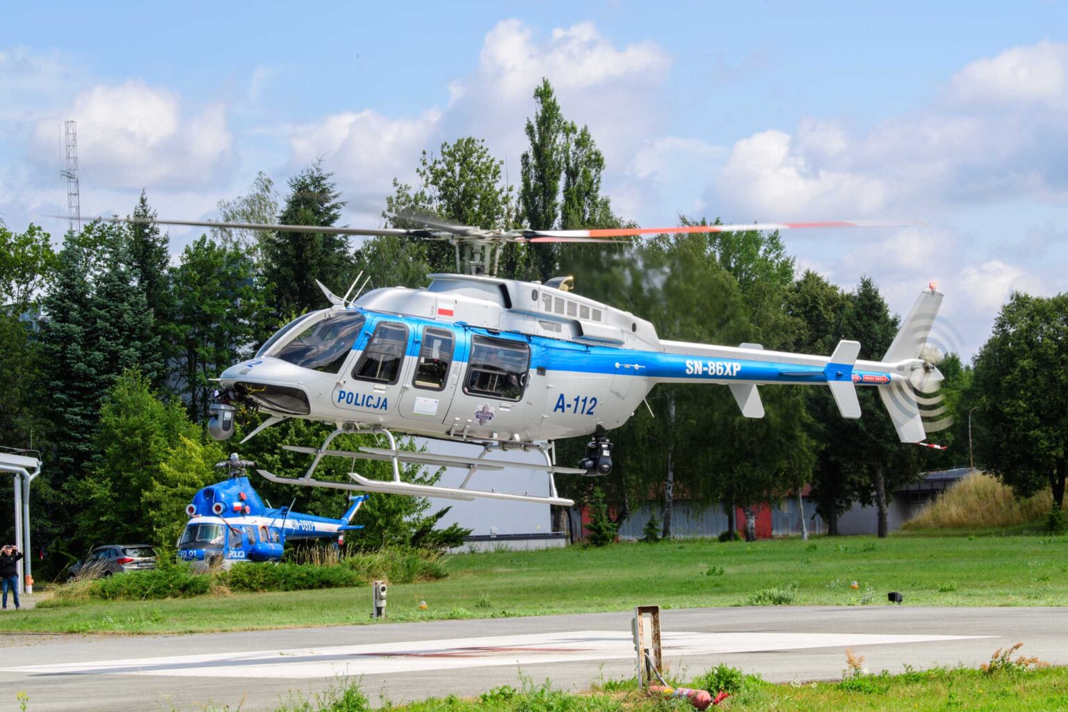 Nowy helikopter łódzkiej policji Fot Sebastian Szwajkowski_24 Nowy helikopter lodzkiej policji Fot Sebastian Szwajkowski 24