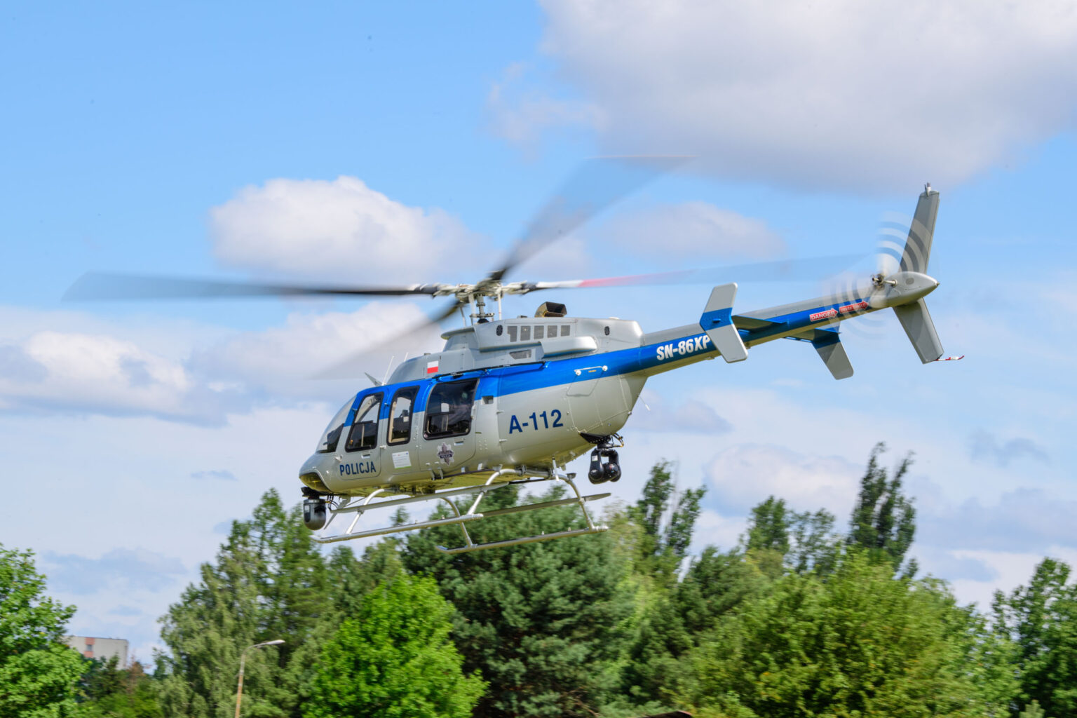 Nowy helikopter łódzkiej policji Fot Sebastian Szwajkowski_26 Nowy helikopter lodzkiej policji Fot Sebastian Szwajkowski 26