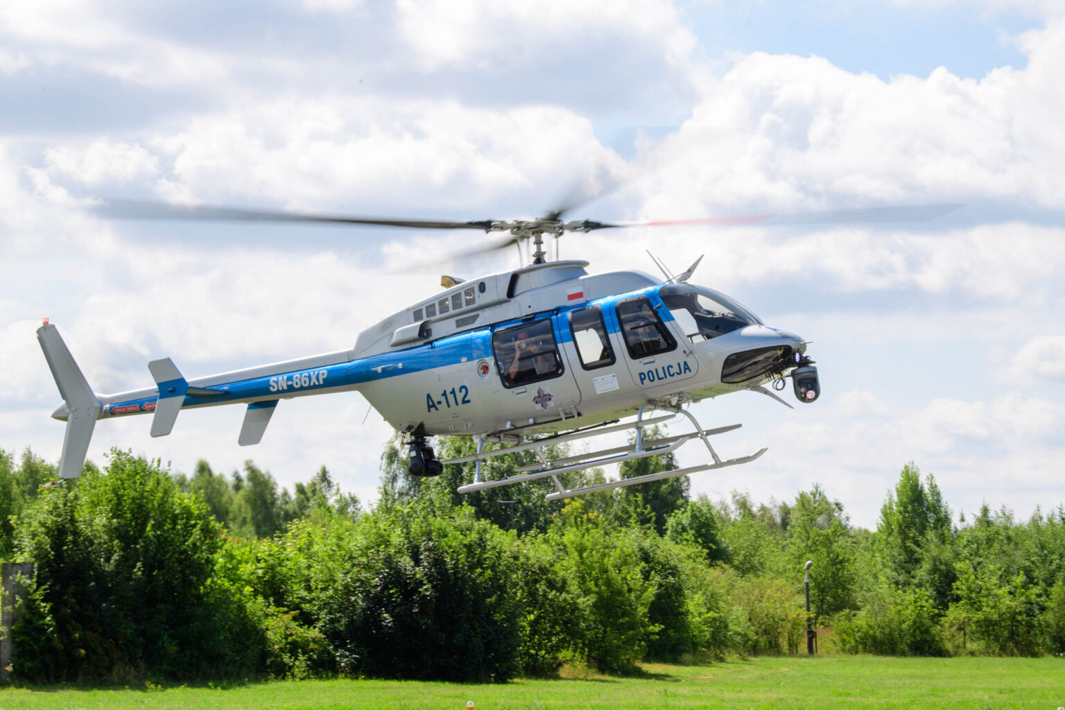 Nowy helikopter łódzkiej policji Fot Sebastian Szwajkowski_28 Nowy helikopter lodzkiej policji Fot Sebastian Szwajkowski 28