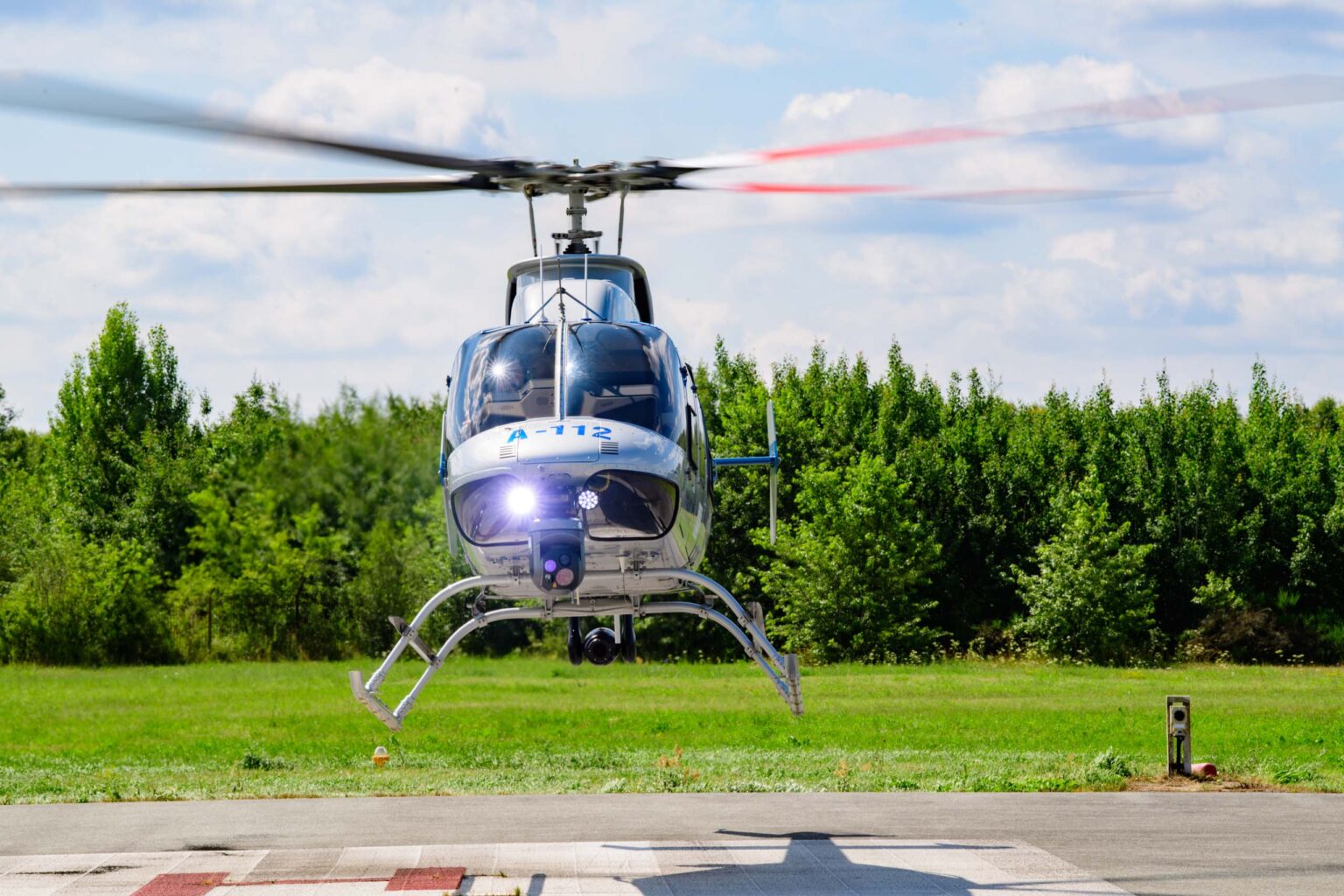 Nowy helikopter lodzkiej policji Fot Sebastian Szwajkowski 29