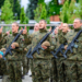 Przysięga nowych żołnierzy 9. Łódzkiej Brygady Obrony Terytorialnej