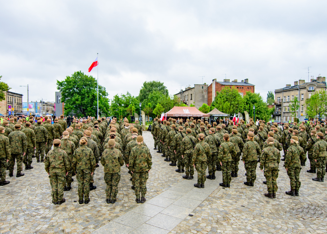 Przysięga nowych żołnierzy 9. Łódzkiej Brygady Obrony Terytorialnej | 2025-07-12