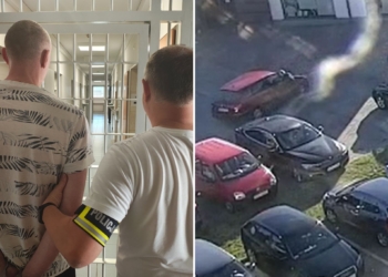Chwile grozy w Aleksandrowie Łódzkim. Agresywny 50-latek napadł na parkingu na byłą partnerkę