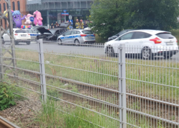Pościg w centrum Łodzi