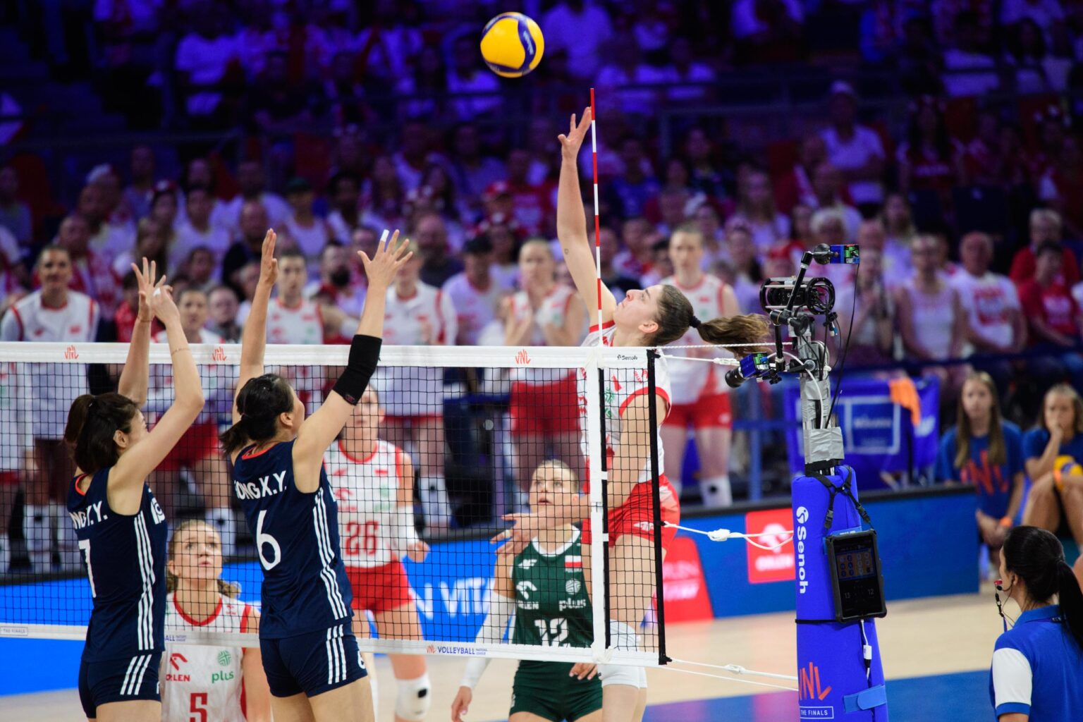 VNL 2025 Polska Chiny Fot Sebastian Szwajkowski (35) VNL 2025 Polska Chiny Fot Sebastian Szwajkowski 35