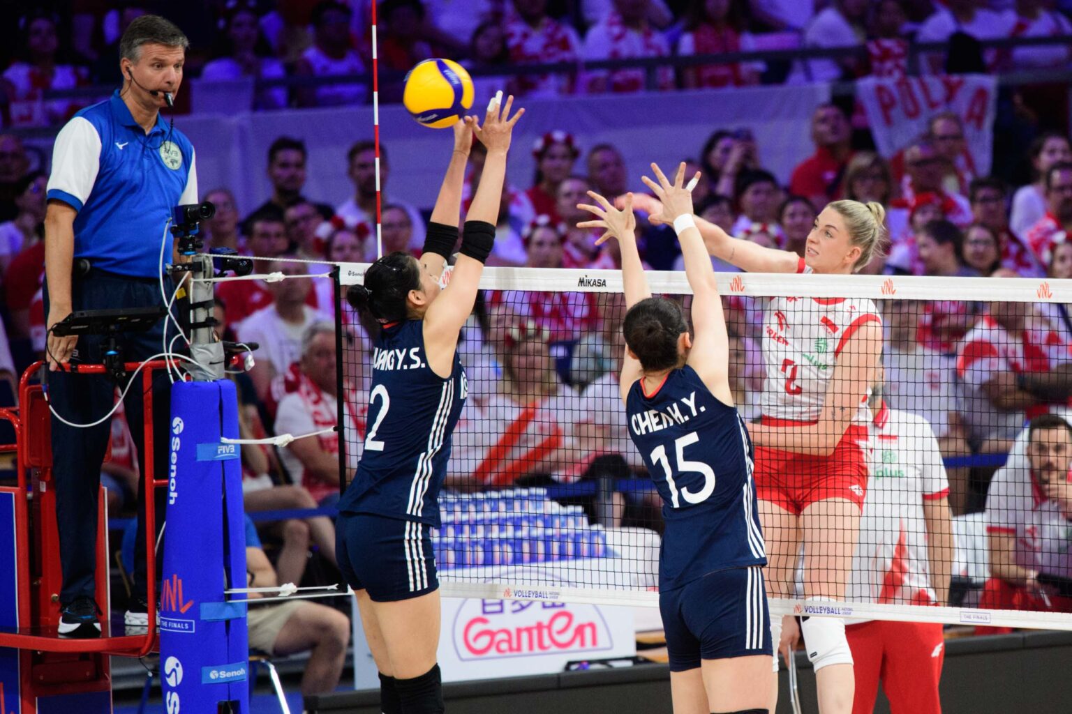 VNL 2025 Polska Chiny Fot Sebastian Szwajkowski (38) VNL 2025 Polska Chiny Fot Sebastian Szwajkowski 38