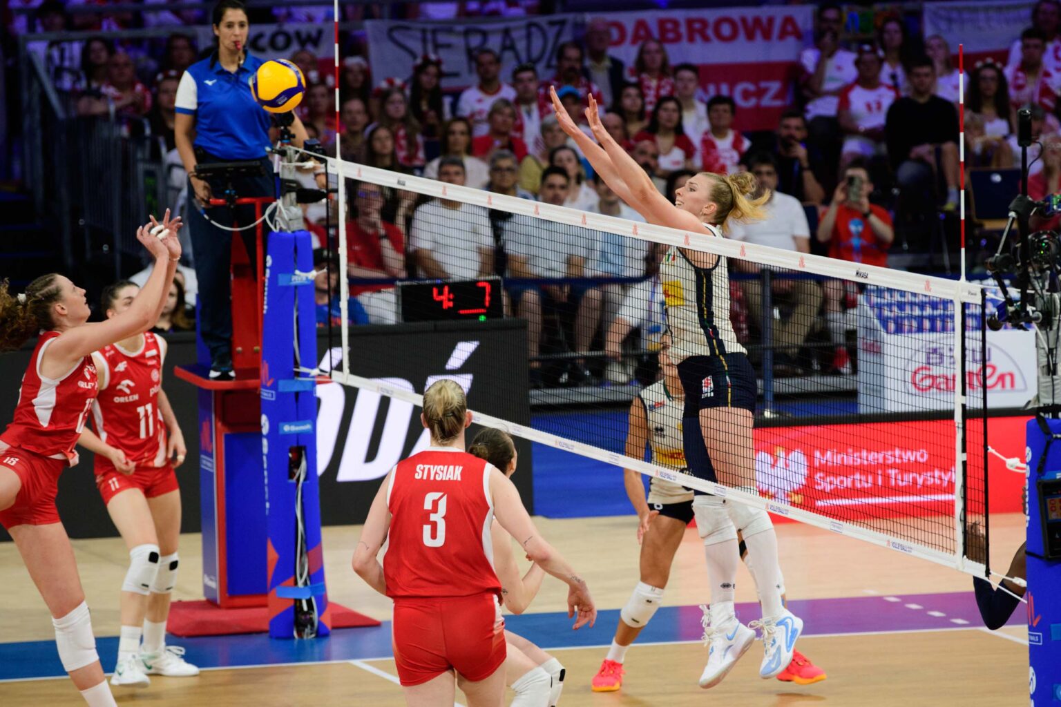 VNL 2025 Polska Wlochy Fot Sebastian Szwajkowski 16