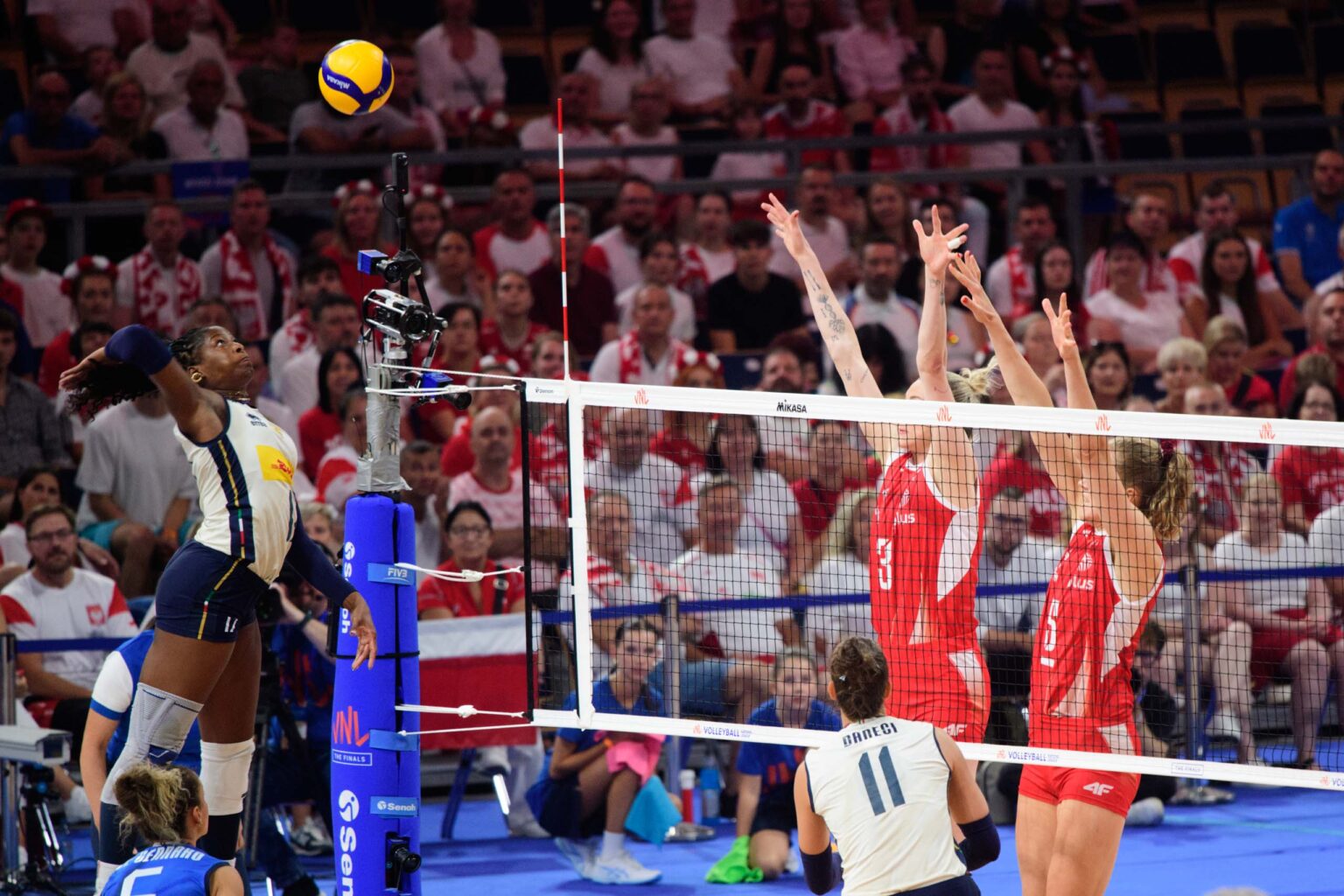 VNL 2025 Polska Wlochy Fot Sebastian Szwajkowski 34
