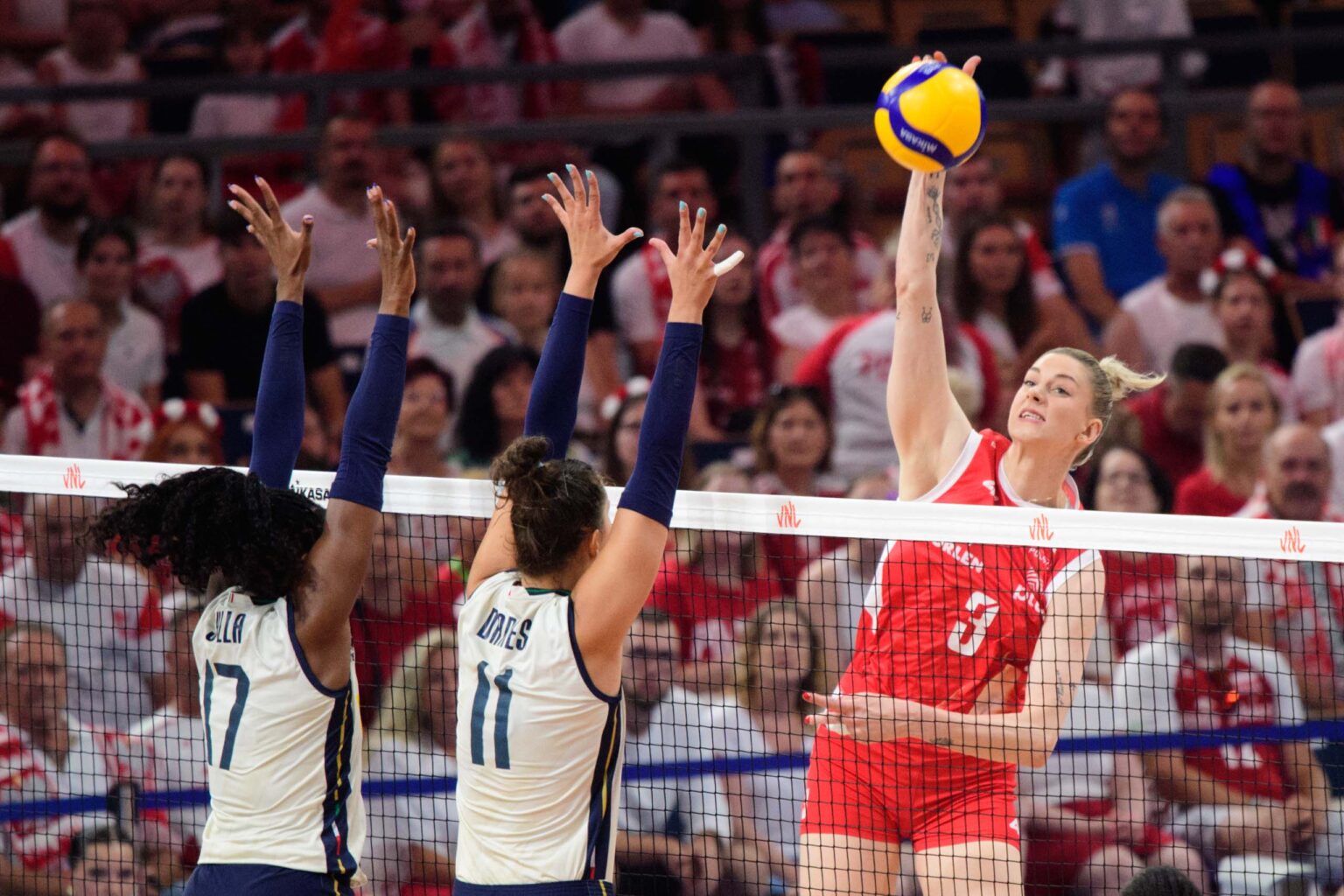 VNL 2025 Polska Włochy Fot Sebastian Szwajkowski_38 VNL 2025 Polska Wlochy Fot Sebastian Szwajkowski 38