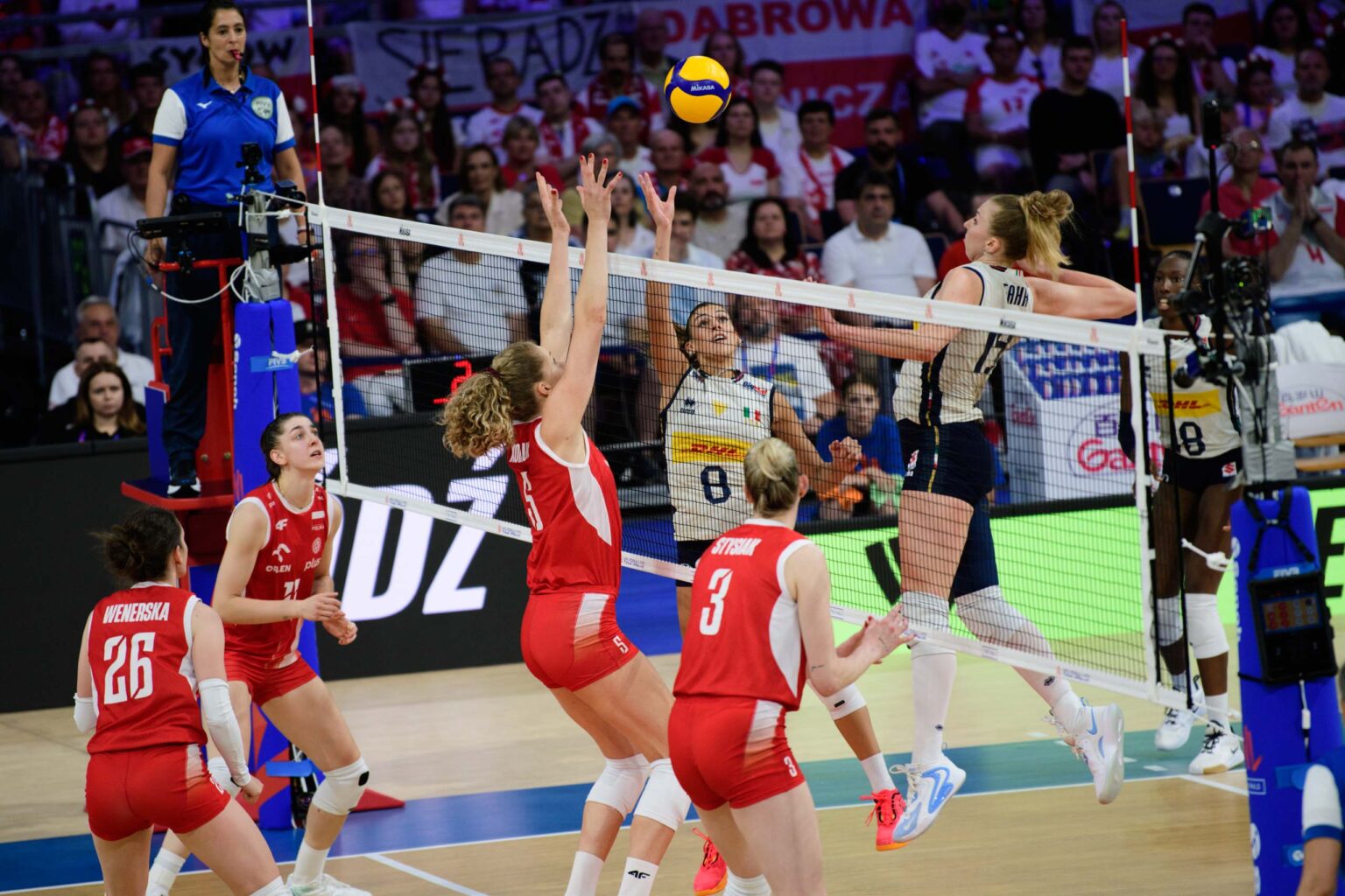 VNL 2025 Polska Wlochy Fot Sebastian Szwajkowski 9
