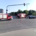 Zderzenie taksówki z motocyklem. Kierowca zignorował czerwone światło 7 Zderzenie taksówki z motocyklem