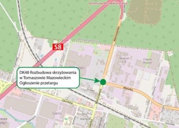 Nowe rondo powstanie w Tomaszowie Mazowieckim. Będzie bezpieczniej na ważnym skrzyżowaniu