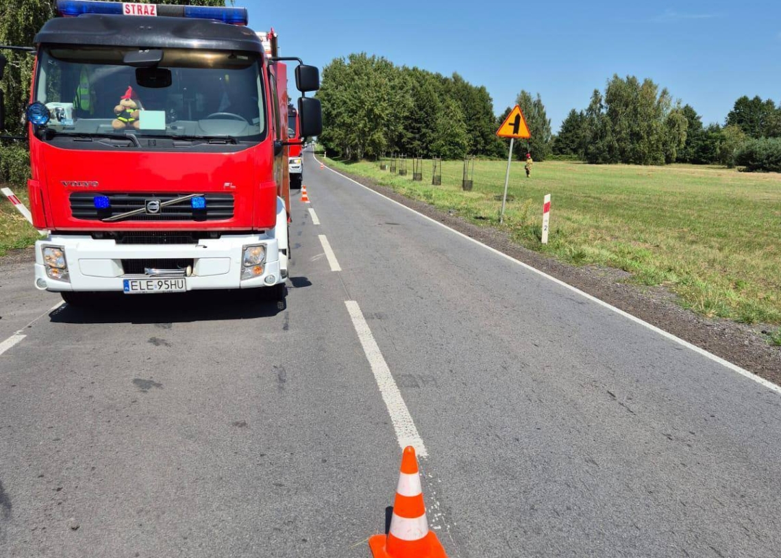Śmiertelny wypadek z udziałem motocyklisty w gminie Piątek