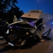 Groźny wypadek na A1. Bus wjechał w bariery 7 Groźny wypadek na A1. Bus wjechał w bariery