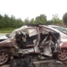 Śmiertelny wypadek na DW713. Zderzyły się dwa samochody osobowe 9 Śmiertelny wypadek na DW713. Zderzyły się dwa samochody osobowe