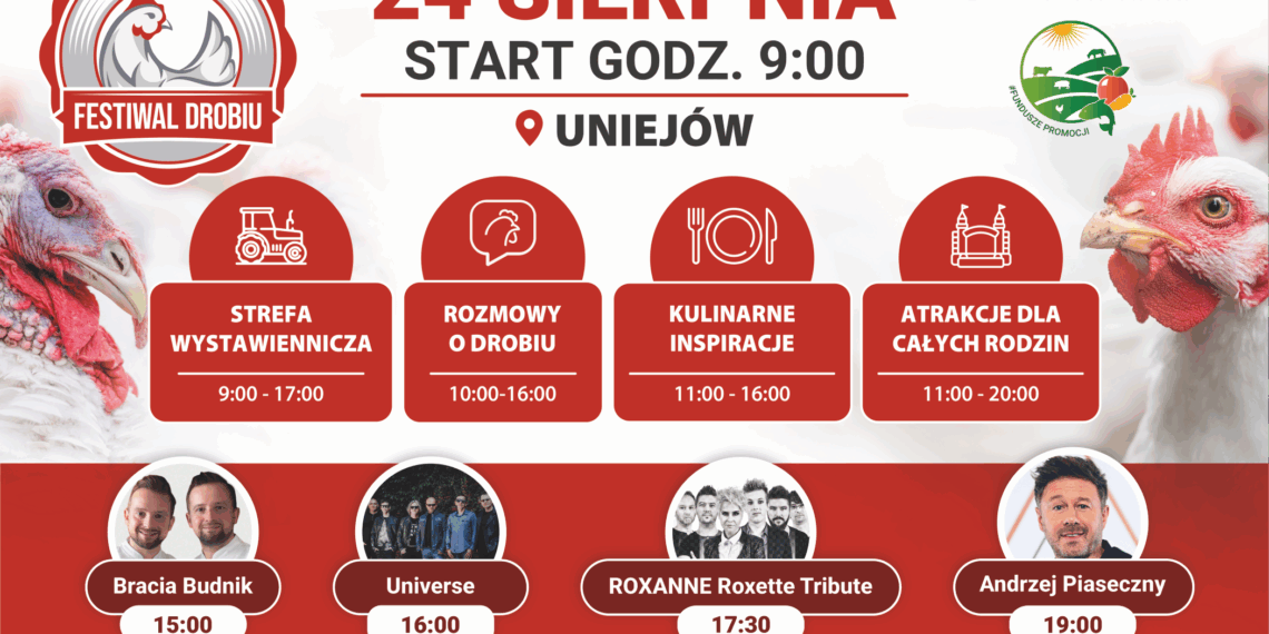 Kulinarna i muzyczna uczta – III Ogólnopolski Festiwal Drobiu w Uniejowie