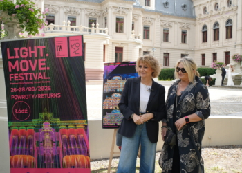 Pałac Poznańskiego znów rozbłyśnie podczas Light Move Festival. "Wracamy do miejsc, które kochamy"