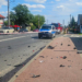 Zderzenie samochodu z motocyklem. Motocyklista zmarł 8 Zderzenie samochodu z motocyklem. Motocyklista zmarł