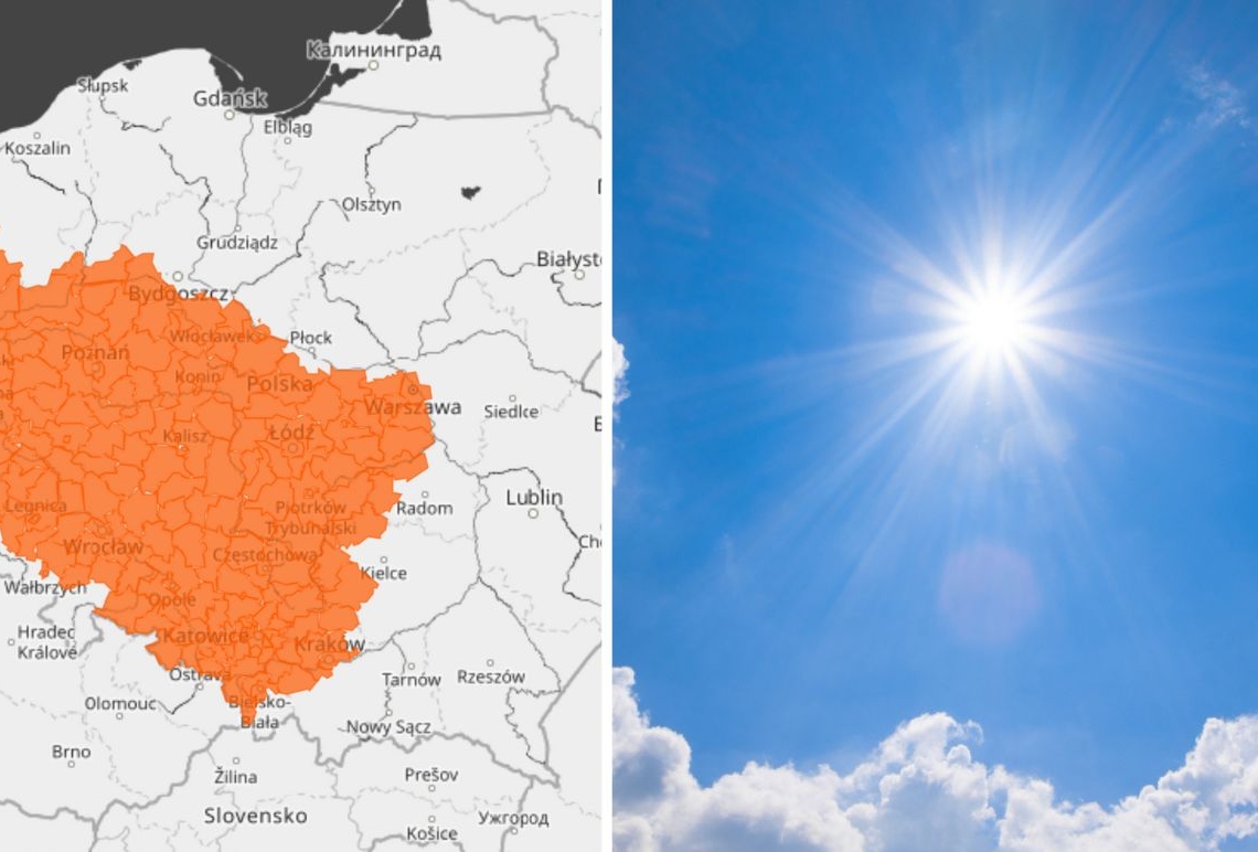 Pogoda na środę. IMGW ostrzega przed upałem