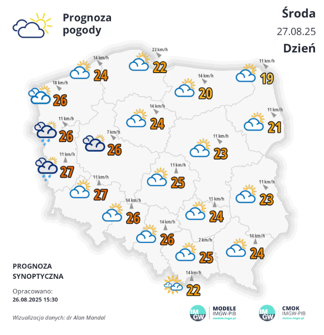 Pogoda na środę | Idzie ocieplenie 2 Pogoda na środę | Idzie ocieplenie