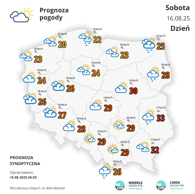 Pogoda na weekend | Upały powoli odpuszczają 1 Pogoda na weekend | Upały powoli odpuszczają