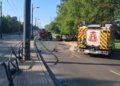 Wypadek na skrzyżowaniu Śmigłego-Rydza i Tymienieckiego, fot. Łukasz Gruchała