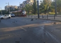 Wypadek na skrzyżowaniu Śmigłego-Rydza i Tymienieckiego, fot. Łukasz Gruchała