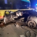 Groźny wypadek z udziałem autobusu MPK na Olechowie. Kierowca osobówki zaklesczony w pojeździe