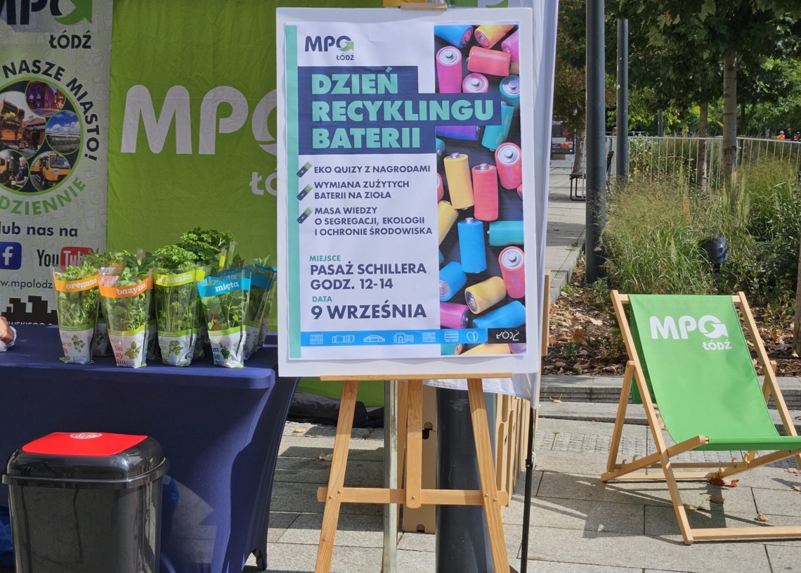 Drugie życie dla baterii. Akcja z okazji Dnia Recyklingu w Łodzi