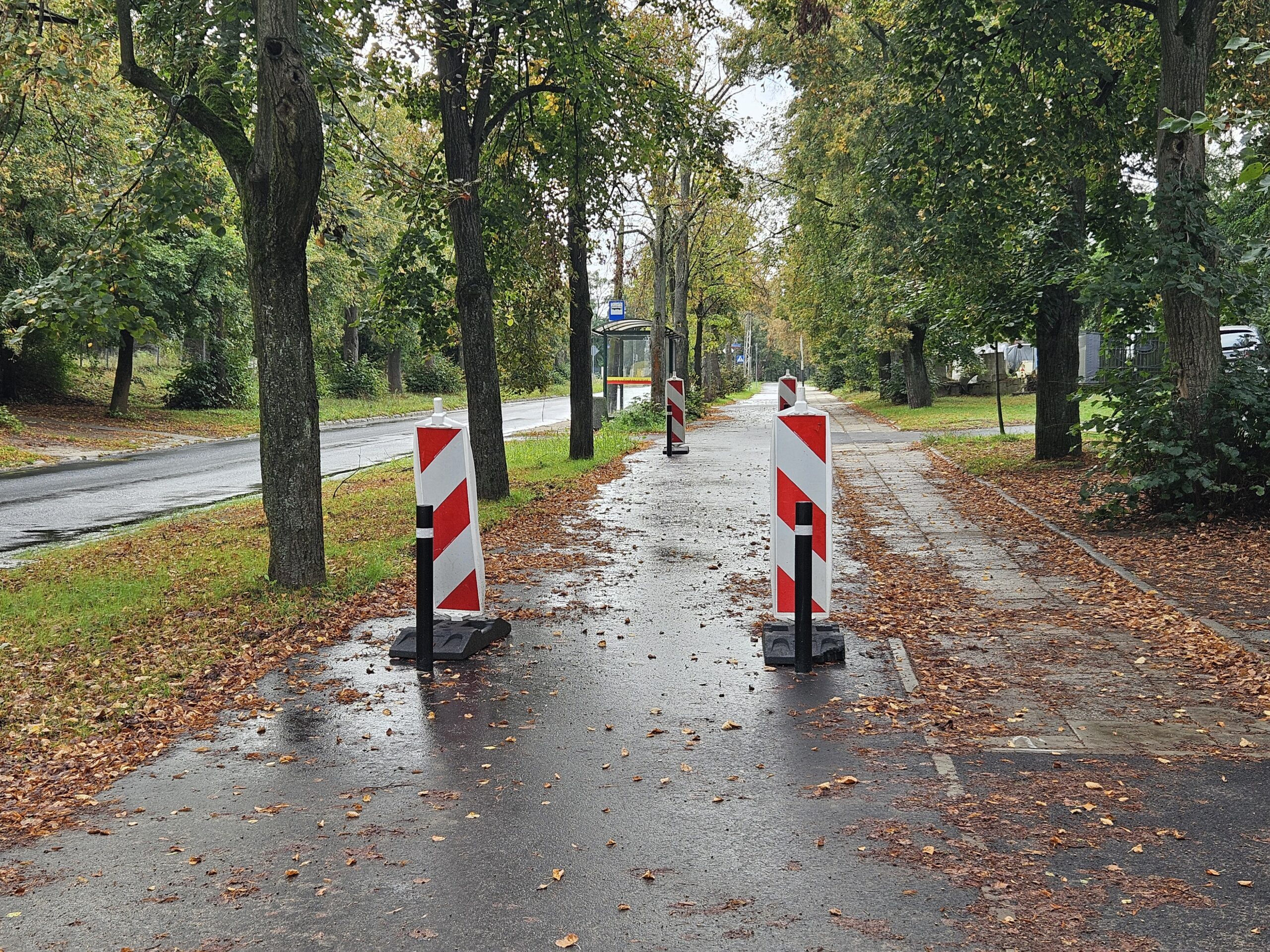 Słupki na drodze rowerowej na Wycieczkowej. Miały utrudniać wjazd samochodom, a sprawiają problem... rowerzystom