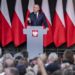 Karol Nawrocki odwiedził Wieluń. Prezydent wspominał m.in. o reparacjach wojennych, fot. Damian Grosicki