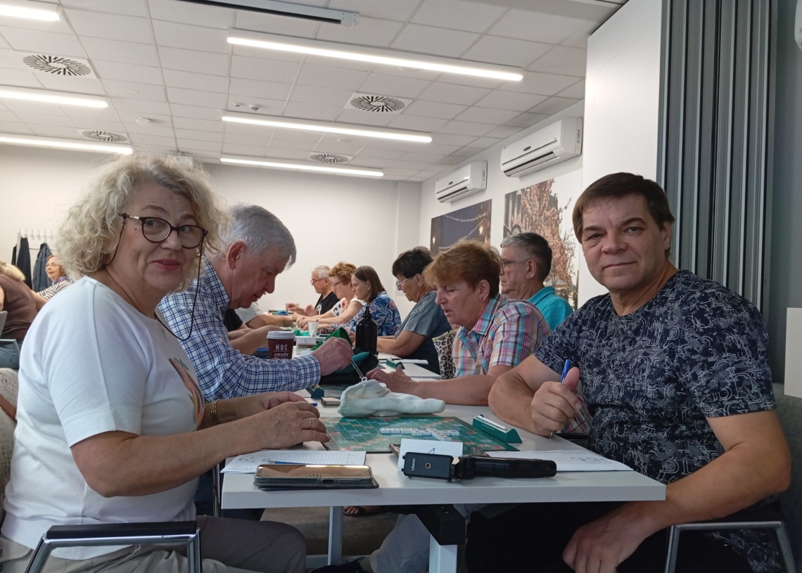 Turniej scrabble dla seniorów, fot. A. Łużyński