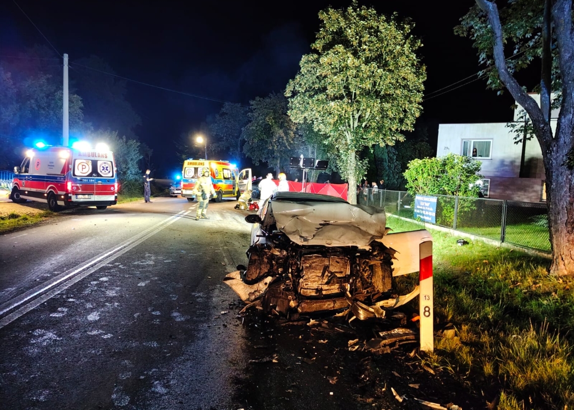 Wypadek z udziałem dwóch osobówek w powiecie radomszczańskim. Są utrudnienia na DW784