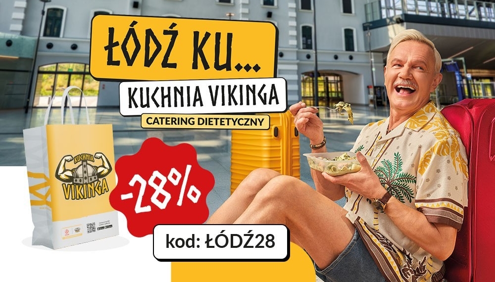 Kuchnia Vikinga ze specjalną promocją dla łodzian! Cezary Pazura ambasadorem kampanii