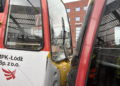 Zderzenie dwóch tramwajów w Łodzi