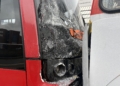 Zderzenie dwóch tramwajów w Łodzi